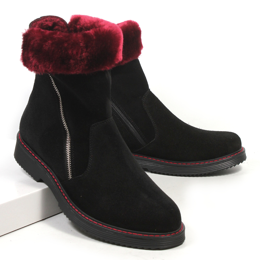 Полусапоги иск мех MT122-3 Полусапоги иск мех MT122-3